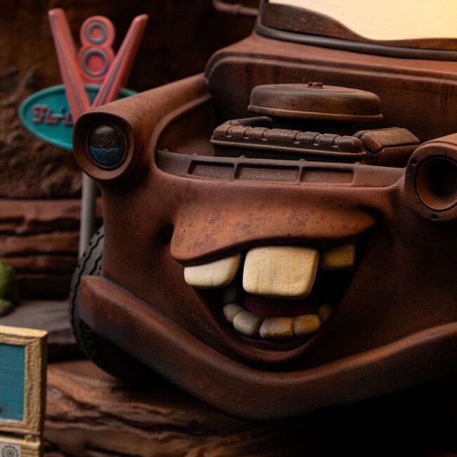 Cars Deluxe Art Scale Statue 1/10 Lightning McQueen & Tow Mater 31 cm