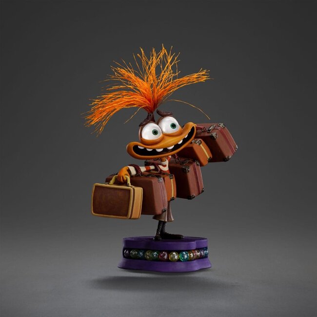 Inside Out 2 Art Scale Statue 1/10Angst 18 cm