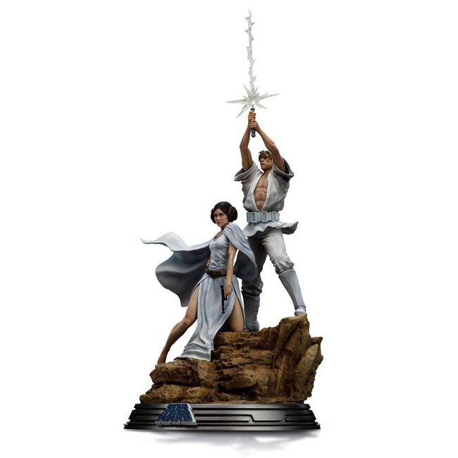 Star Wars Deluxe Art Scale Statue 1/10 Luke and Leia 41 cm