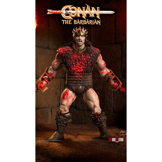 Conan the Barbarian Ultimates Action Figure Conan Blood Soaked Pit Fighter 18 cm