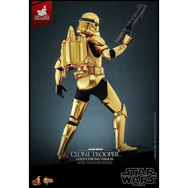 Star Wars Action Figure 1/6 Clone Trooper (Gold Chrome Version) Exclusive 30 cm