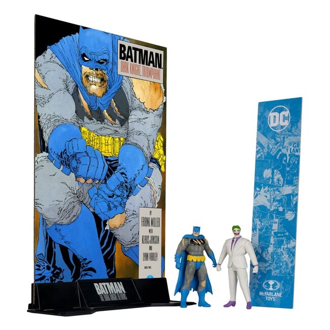 DC Direct Page Punchers Actionfigur 2er-Set Batman & Der Joker (Batman: Die Rückkehr des dunklen Ritters) 8 cm