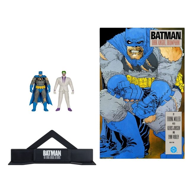 DC Direct Page Punchers Actionfigur 2er-Set Batman & Der Joker (Batman: Die Rückkehr des dunklen Ritters) 8 cm