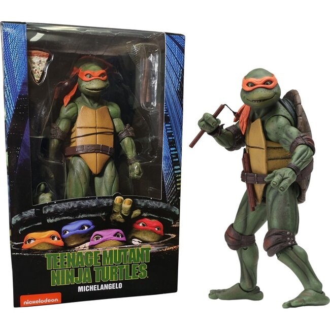 Teenage Mutant Ninja Turtles 1990 Action Figure Set (4)