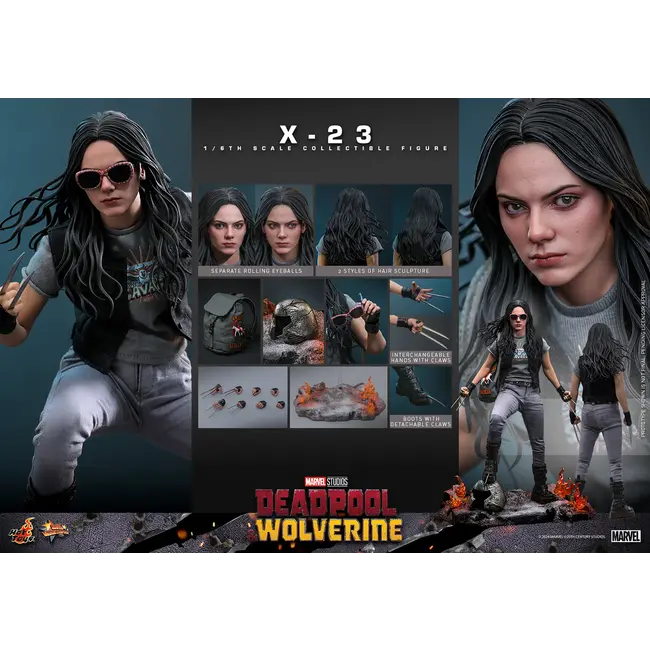 Deadpool & Wolverine Movie Masterpiece Action Figure 1/6 X-23 27 cm