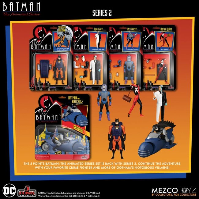 Batman: The Animated Series 2 5 Punkte Actionfiguren Deluxe Box Set 9 cm