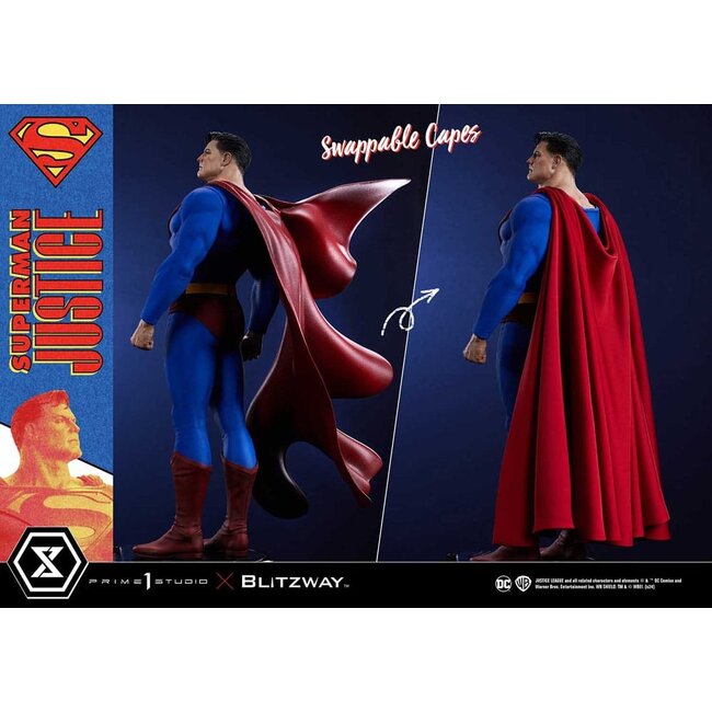 DC Comics Premium Masterline Series Statue 1/4 Superman Justice Comics 57 cm