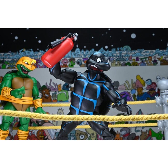 Teenage Mutant Ninja Turtles (Archie Comics) Actionfiguren 4er-Pack Stump Wrestling Turtles 18 cm