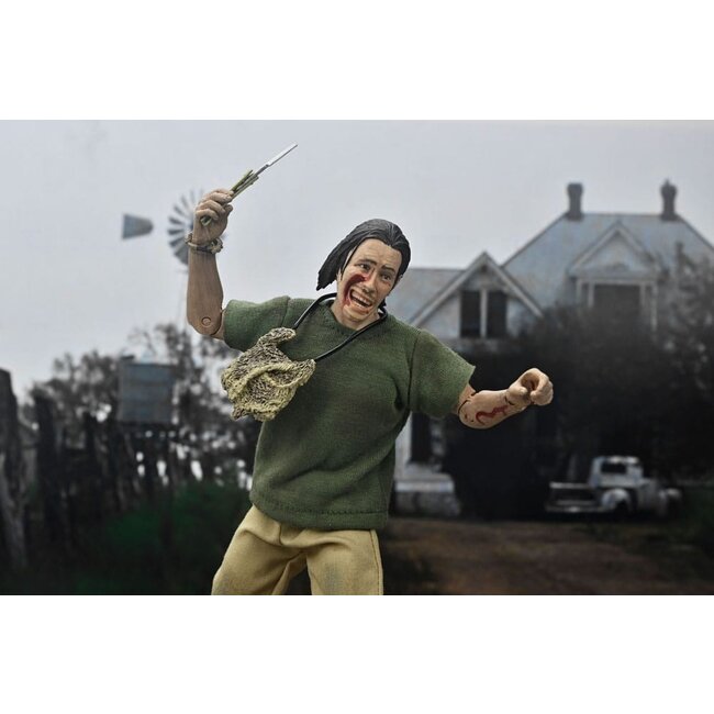 Texas Chainsaw Massacre Bekleidete Actionfigur Der Anhalter 50. Jahrestag 20 cm