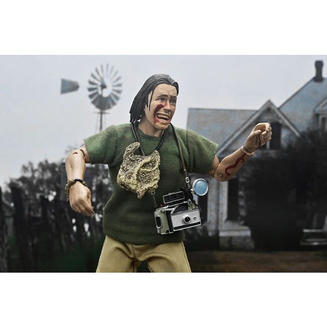 Texas Chainsaw Massacre Bekleidete Actionfigur Der Anhalter 50. Jahrestag 20 cm