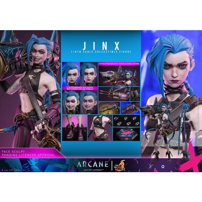 Arcane Action Figure 1/6 Jinx 27 cm