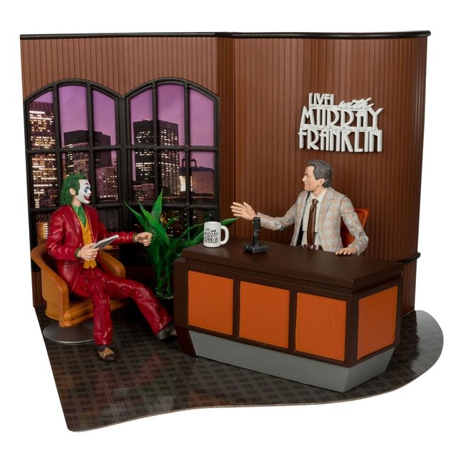 Joker DC Multiverse (Joker Movie) Deluxe Collector Actionfigur Der Joker (Live mit Murray Franklin) Limitierte Auflage 18 cm
