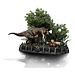 Iron Studios Jurassic Park Demi Art Scale Statue 1/20 T-Rex attacks Donald Gennaro 30 cm