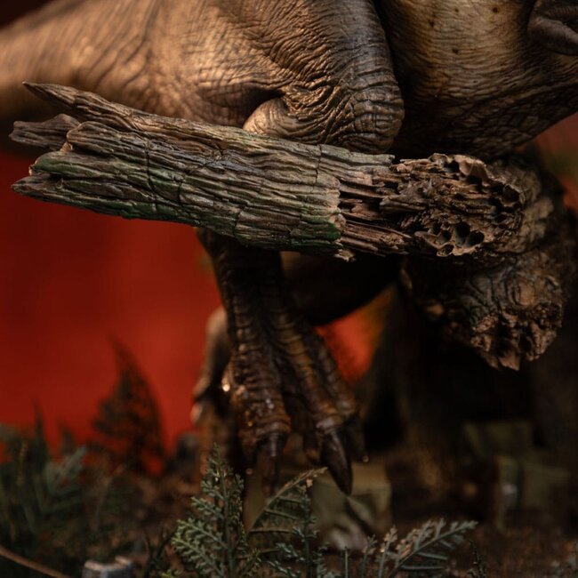 Jurassic Park Demi Art Scale Statue 1/20 T-Rex attacks Donald Gennaro 30 cm