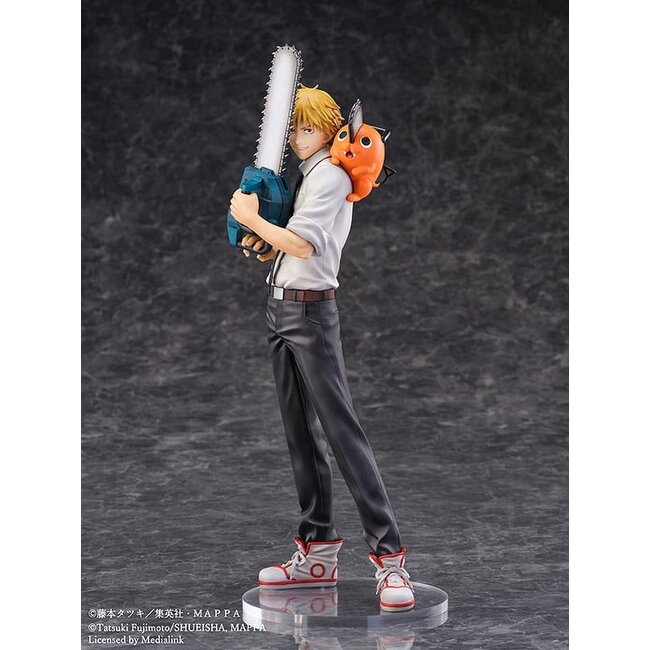 Chainsaw Man S-Fire PVC Statue 1/7 Denji & Pochita 24 cm