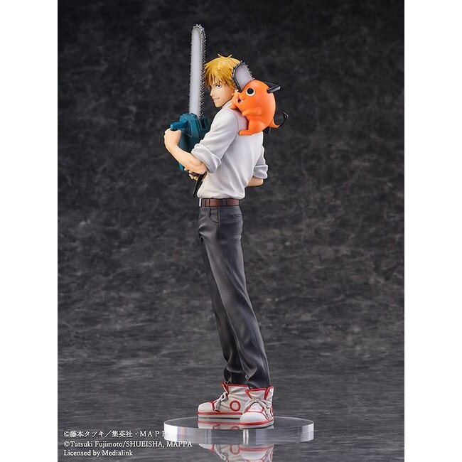 Chainsaw Man S-Fire PVC Statue 1/7 Denji & Pochita 24 cm