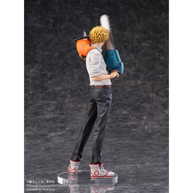 Chainsaw Man S-Fire PVC Statue 1/7 Denji & Pochita 24 cm