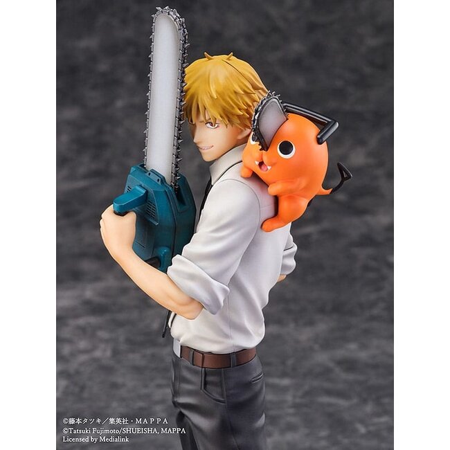 Chainsaw Man S-Fire PVC Statue 1/7 Denji & Pochita 24 cm