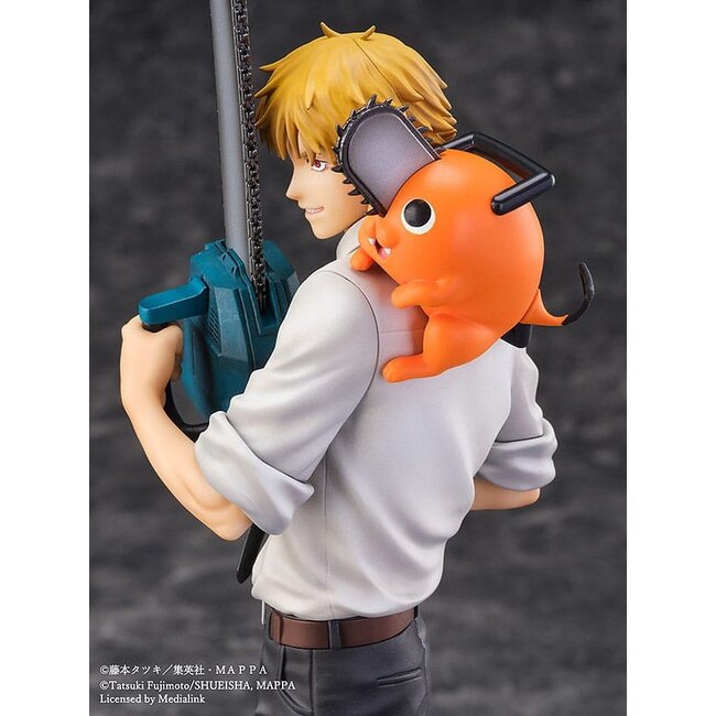 Chainsaw Man S-Fire PVC Statue 1/7 Denji & Pochita 24 cm