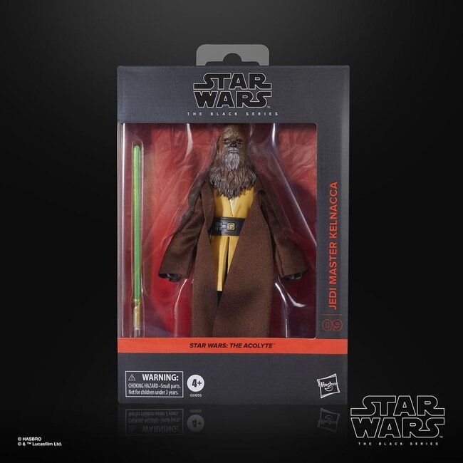 Star Wars: The Acolyte Black Series Actionfigur Jedi-Meister Kelnacca 15 cm