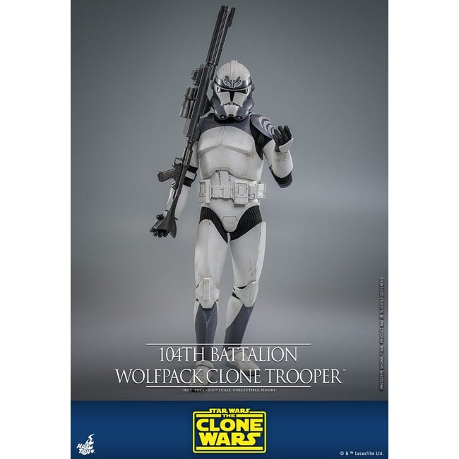 Star Wars The Clone Wars Action Figure 1/6 104th Battalion Wolfpack Clone Trooper 30 cm