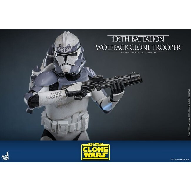 Star Wars The Clone Wars Action Figure 1/6 104th Battalion Wolfpack Clone Trooper 30 cm