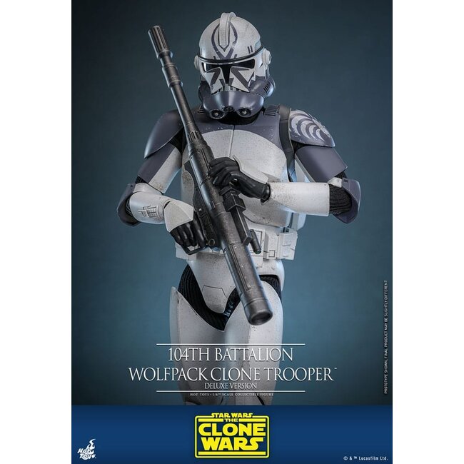 Star Wars The Clone Wars Action Figure 1/6 104th Battalion Wolfpack Clone Trooper Deluxe Version 30 cm