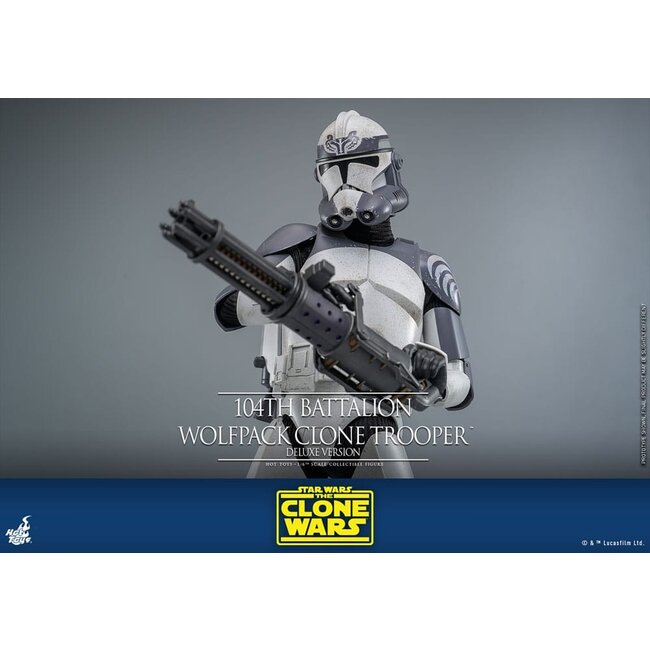 Star Wars The Clone Wars Action Figure 1/6 104th Battalion Wolfpack Clone Trooper Deluxe Version 30 cm
