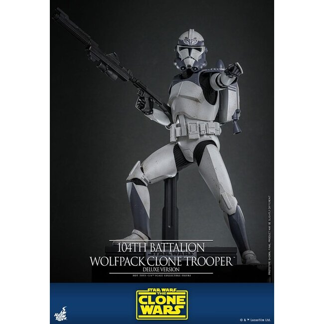 Star Wars The Clone Wars Action Figure 1/6 104th Battalion Wolfpack Clone Trooper Deluxe Version 30 cm