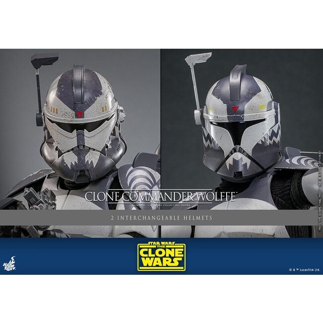 Star Wars: The Clone Wars Actionfigur 1/6 Clone Commander Wolffe 30 cm