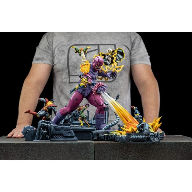 Marvel Demi Art Scale Statue 1/20 X-Men Danger Room Diorama A (Comics Color Variant) 42 cm