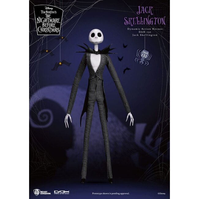 Nightmare before Christmas Dynamic 8ction Heroes Action Figure 1/9 Jack 21 cm