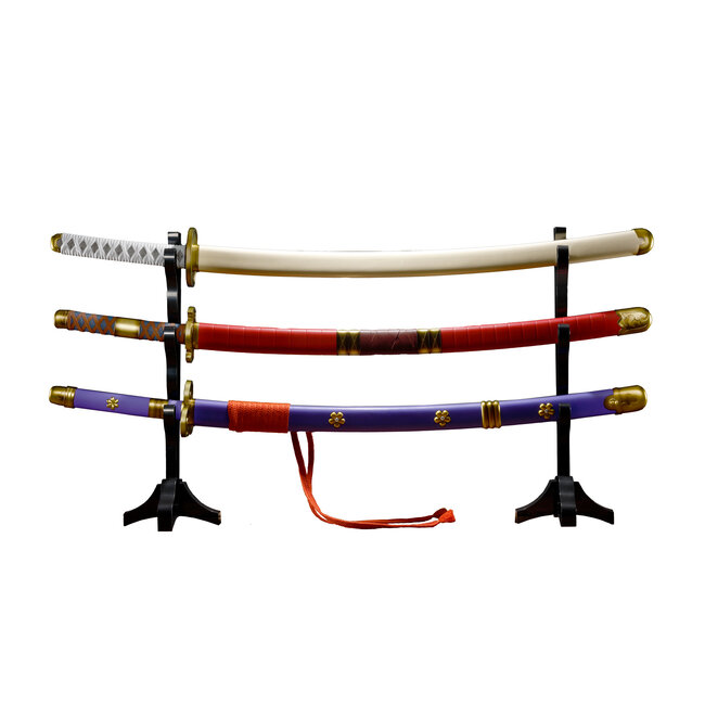 One Piece Proplica Repliken 1/1 Roronoa Zorro Dreischwerter-Set 95 cm