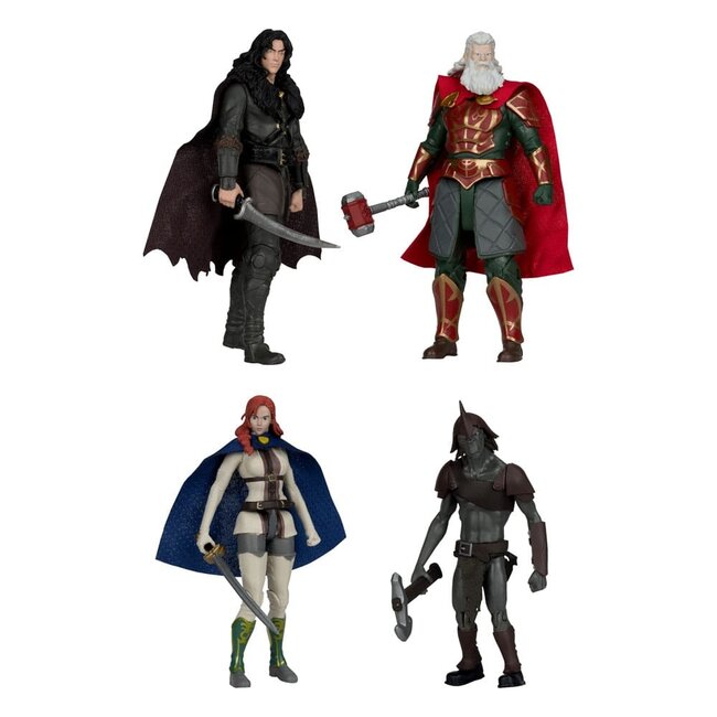 Der Herr der Ringe: Der Krieg der Rohirrim Build-A Actionfiguren 10 cm (BAF: Snow Troll) Sortiment (4)