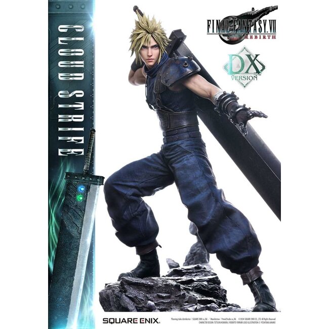 Square-Enix Final Fantasy VII Rebirth Statue 1/4 Cloud Strife Deluxe Ver. 68 cm