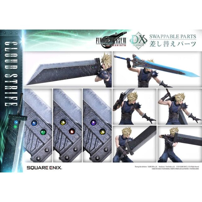Final Fantasy VII Rebirth Statue 1/4 Cloud Strife Deluxe Ver. 68 cm