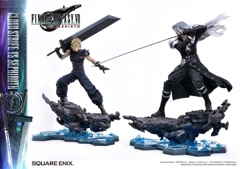 Final Fantasy VII Rebirth Statues 2-Pack 1/4 Cloud Strife vs