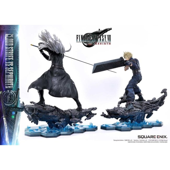 Final Fantasy VII Rebirth Statuen 2er-Pack 1/4 Cloud Strife vs Sephiroth 69 cm
