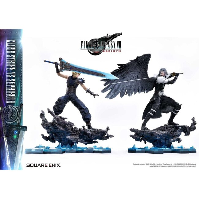 Final Fantasy VII Rebirth Statuen 2er-Pack 1/4 Cloud Strife vs Sephiroth 69 cm