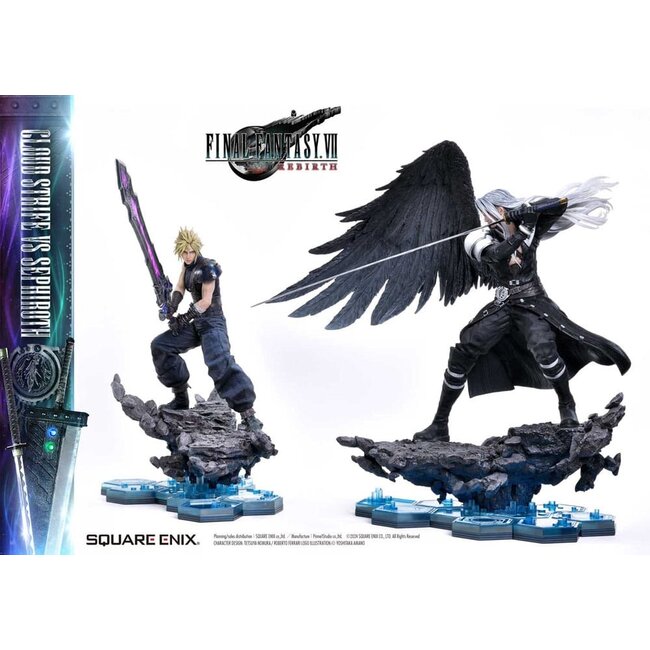 Final Fantasy VII Rebirth Statuen 2er-Pack 1/4 Cloud Strife vs Sephiroth 69 cm