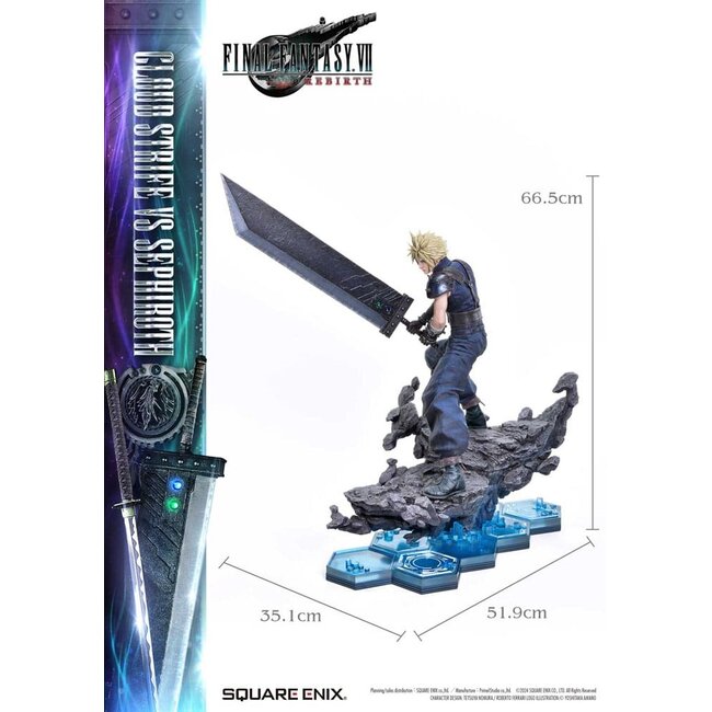 Final Fantasy VII Rebirth Statuen 2er-Pack 1/4 Cloud Strife vs Sephiroth 69 cm