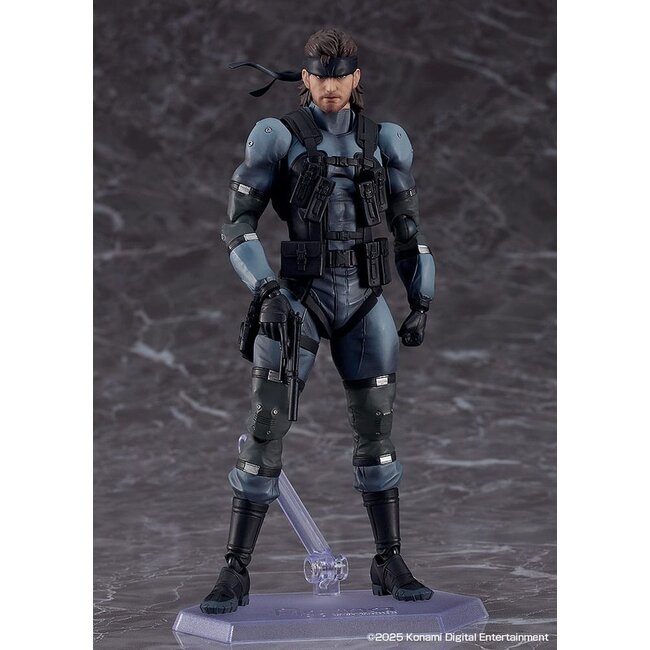 Metal Gear Solid 2: Sons of Liberty Figma Actionfigur Solid Snake MGS2 Ver. Updated Edition 16 cm