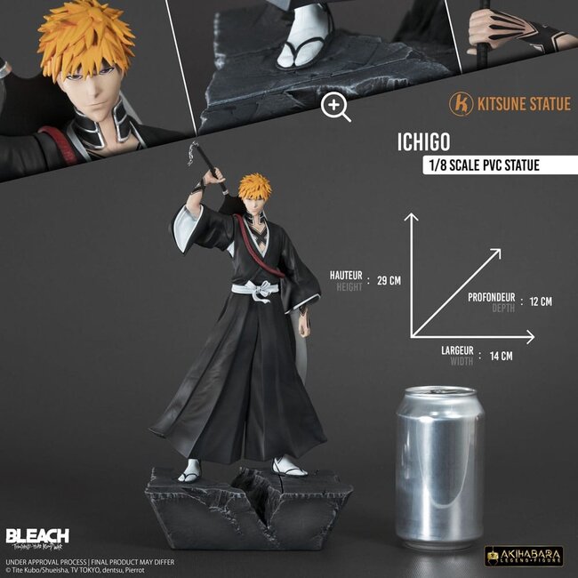 Bleach: Thousand-Year Blood War Figur PVC Statue 1/8 Ichigo 29 cm