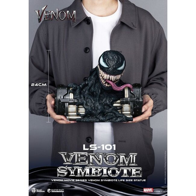Venom Movie Series Life-Size Statue Venom Symbiote 24 cm