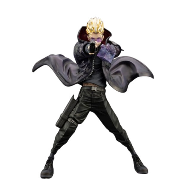 Kotobukiya  Trigun Stampede ARTFXJ Statue 1/8 Vash the Stampede The Gunman in Black Ver. 22 cm