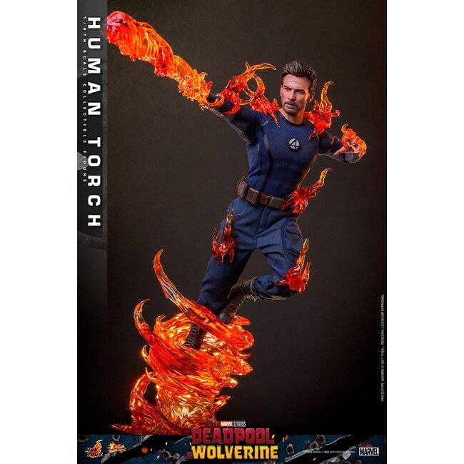 Deadpool & Wolverine Movie Masterpiece Action Figure 1/6 Human Torch 31 cm