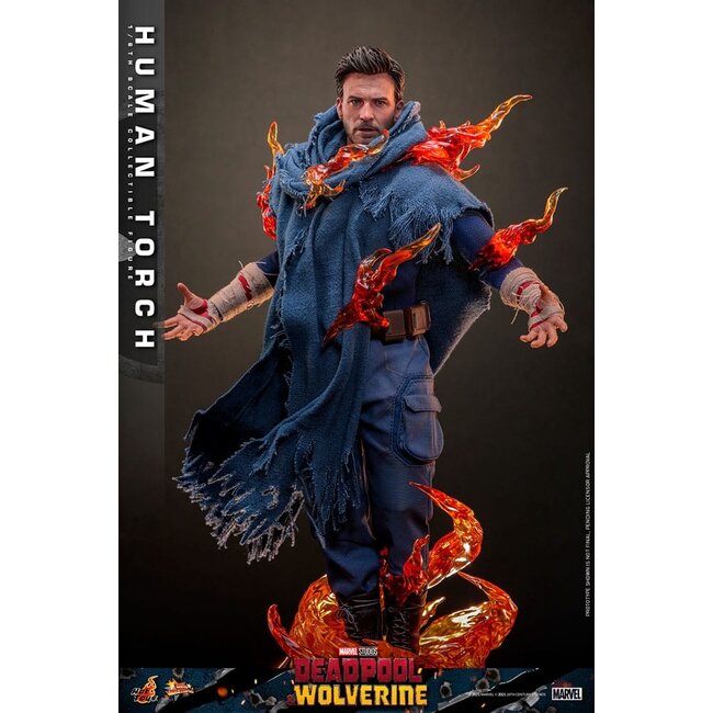 Deadpool & Wolverine Movie Masterpiece Actionfigur 1/6 Menschliche Torch 31 cm