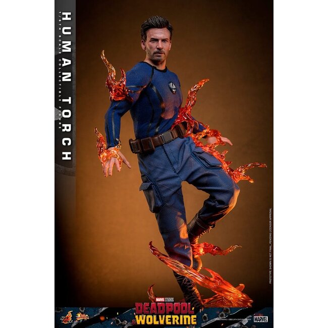 Deadpool & Wolverine Movie Masterpiece Actionfigur 1/6 Menschliche Torch 31 cm