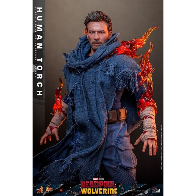 Deadpool & Wolverine Movie Masterpiece Action Figure 1/6 Human Torch 31 cm