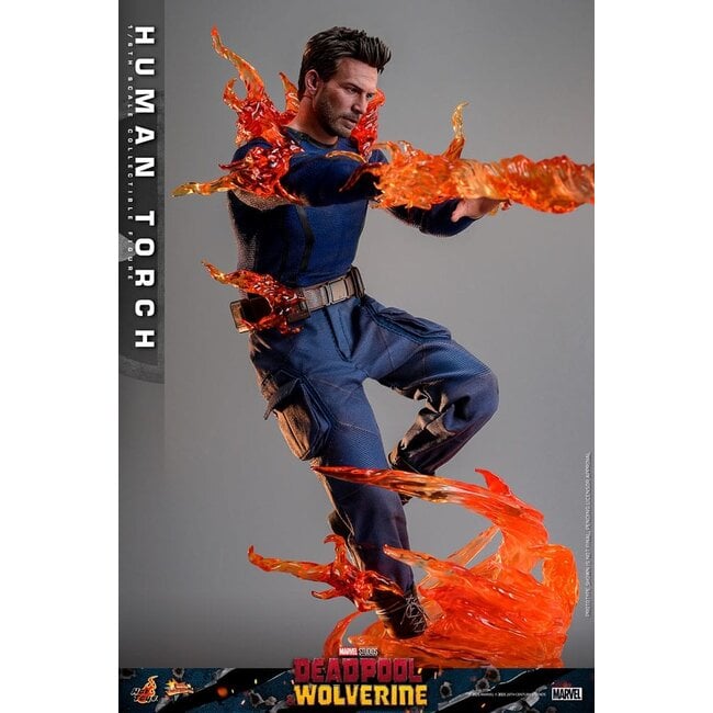 Deadpool & Wolverine Movie Masterpiece Actionfigur 1/6 Menschliche Torch 31 cm